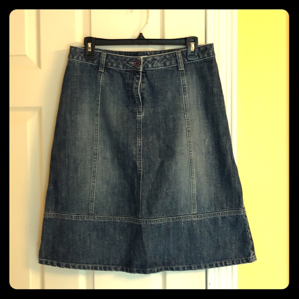 Halogen Jean Skirt Sz 8